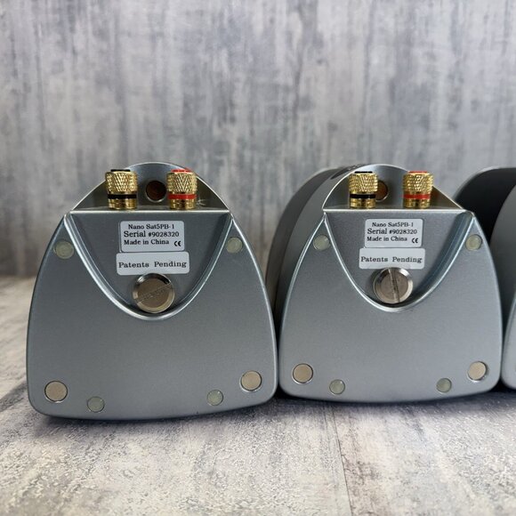 Mirage Nanosat Set Of 5 Speakers Black Fully Functional - Picture 11 of 14